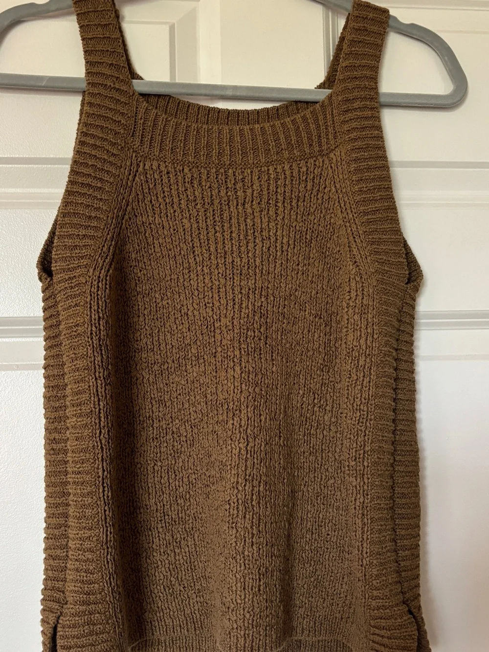 J. Crew Brown Knit Tank Sweater Vest
